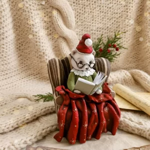Little Bear Sitting in an Armchair